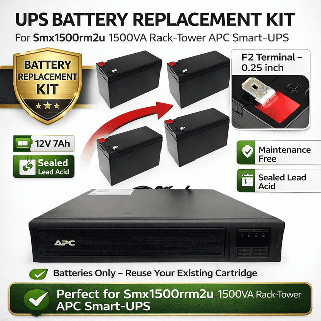 Smx1500rm2u For X 1500va Rack-tower Apc Smart UPS Battery UPS Batteries CB Range