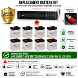Smt2200rm2u 2200va Rm 2u Lcd 120v Apc Smart UPS Battery UPS Batteries CB Range