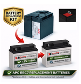 Apc Rbc7 Replacement Battery Cartridge 2 X 12v 18ah Batteries UPS Batteries CB Range