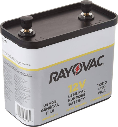 Rayovac 926 , 12 Volt screw terminal lantern battery Alarm System BB Generic