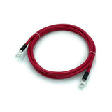 4 AWG Pure Copper Battery Cables – Fully Assembled, 1–15ft, Positive & Negative Leads for Car, Truck, RV, Solar, and Camper Sealed Lead Acid BB Generic 1Ft - M8 -RED