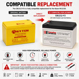 CB1212-F2 12V 12Ah AGM Battery Replacement for Ryton Rt12120 1 Pack Sealed Lead Acid CB Generic