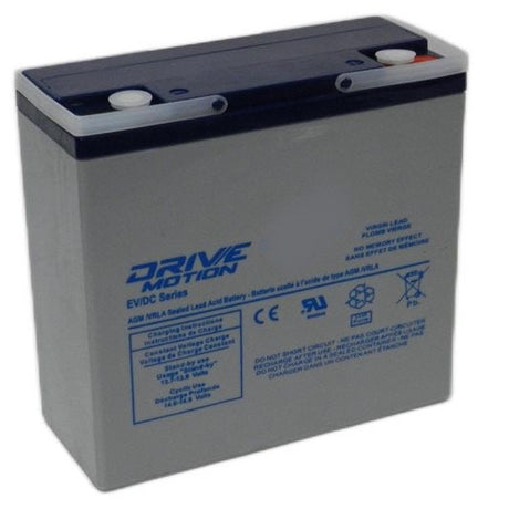 12V, 22Ah, replacement battery for Chilwee 6-dzf-22 with F13 terminals Sealed Lead Acid CB Generic