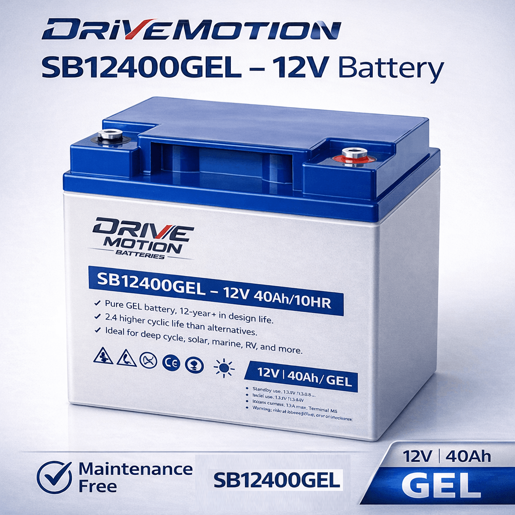 12 Volt 40 Amp Hour Deep Cycle GEL Battery Sealed Lead Acid (Special) CB Generic