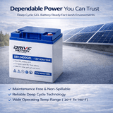 12 Volt 40 Amp Hour Deep Cycle GEL Battery Sealed Lead Acid (Special) CB Generic