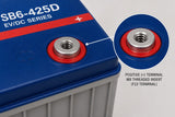 SB6-425D - 6V 425Ah, EV/DC Series, (Group L16) Deep Cycle Battery Sealed Lead Acid (Special) DriveMotion