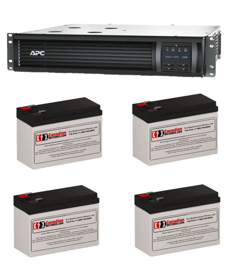 APC Smart-UPS 1000VA LCD RM 2U 120V SMT1000RM2UC Replacement Battery Cartridge 4 X 12v 9ah UPS Batteries CB Range