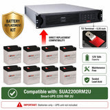 Sua2200rm2u Smart-UPS 2200 Rm 2u Apc Smart UPS Battery UPS Batteries CB Range