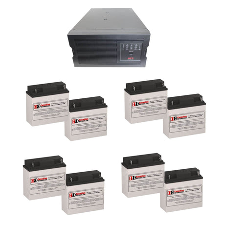 Batteries For SUA5000RMT5U, APC Smart-UPS 5000VA 208V Rackmount/Tower UPS, 8 X 12v, 18ah UPS Batteries CB Range