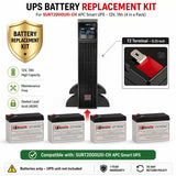 SURT2000UXI-CH APC Smart UPS Replacement Battery Kit 12V 7Ah 4 Pack UPS Batteries CB Range