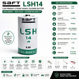 C-size 3.6v 5800mah Saft Lsh14 Battery Saft Batteries Saft Lithium Batteries