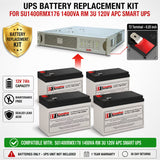 APC SU1400RMX176 UPS Replacement Battery Kit 4 x 12V 7Ah AGM UPS Batteries CB Range