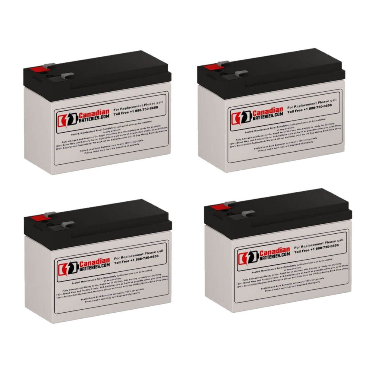 Sua1500rm2u Smart-UPS 1500va Rm 2u Apc Smart UPS Battery, 4 x 12V 7ah UPS Batteries CB Range