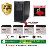 APC SUA2200XL-NETPKG RBC11 Replacement Battery Kit 4x 12V 18Ah UPS Batteries CB Range