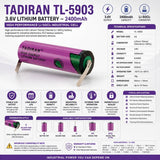 Tadiran Tl-5903, Tl5104, Aa 3.6v Aa Lithium Battery (er14505) 3.6v Tadiran Batteries Tadiran Batteries