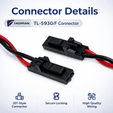 Tadiran Tl-5930/f 3.6v D Size 19ah Lithium Battery With Lead & Connector - Non Rechargeable Tadiran Batteries Tadiran Batteries