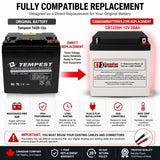 CB1228H 12V 26Ah AGM Battery Replacement for Tempest Td28-12a Sealed Lead Acid CB Generic