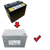 UPS12-355PLP replacement battery - EnerSys 12HX330 FR, 12 Volt 336 W per Cell Sealed Lead Acid BB Generic