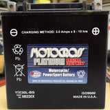 YIX30L-BS 12v 30Ah Motocross Agm Motorcycle Battery, 400 CCA Other Batteries Motocross