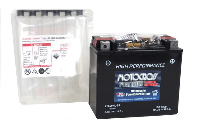 Ytx20hl-bs 12v 310 Cca Motocross Agm Motorcycle Battery Other Batteries CB Range