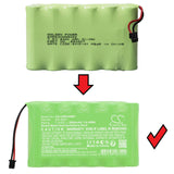 7.2v, Ni-mh, 2000mah, Alarm Battery Fits 6MR2300AAH4Z, Caddx, Zerowire Control Panel, 14.40wh Alarm System Cameron Sino Technology Limited