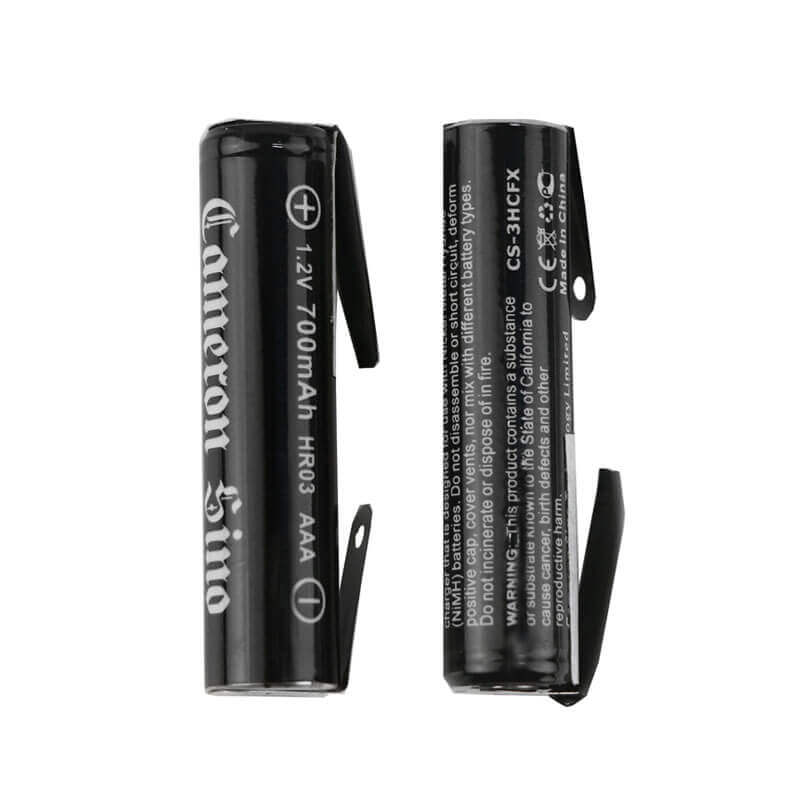 Aaa Battery With Tabs 1.2v, 700mah - 2.59wh AAA Cameron Sino Technology Limited (Suspended)
