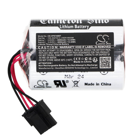 Alarm Battery For Visonic, Mcs-740, Sr-740 Pg2 3.6v, 4000mah - 14.40wh Alarm System Cameron Sino Technology Limited