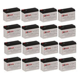 Cartouche de batterie de remplacement Apc Rbc127x16 16 batteries Batteries UPS Gamme CB   