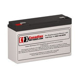 Cartouche de batterie de remplacement Apc Rbc52 6v 12ah Batterie de secours Batteries UPS Gamme CB   