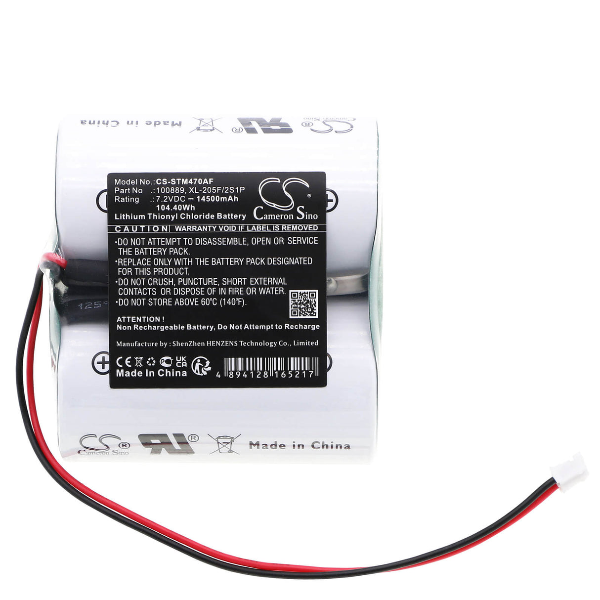 Automatic Flusher Battery For Seametrics, Ag2000 Flowmeter, Imag4700 Flowmeter 7.2v, 19000 Mah Automatic Flusher Cameron Sino Technology Limited