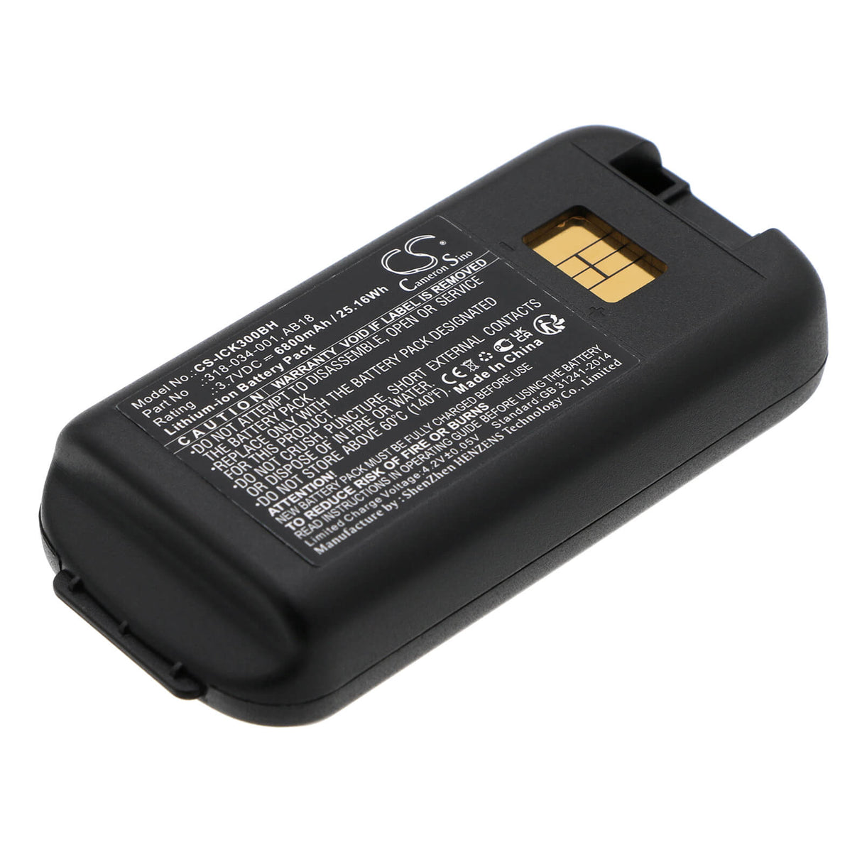 Barcode Scanner Battery For Intermec, Ck3, Ck3a, Ck3c, Ck3c1, Ck3n, Ck3n1 3.7v, 6800mah - 25.16wh Barcode Scanner Cameron Sino Technology Limited