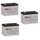 Batteries pour Alpha Technologies Bp 3100-36 UPS, 3 x 12v, 100ah - 1200wh Batteries UPS gamme CB