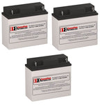 Batteries pour onduleur Alpha Technologies UPS 1000, 3 X 12v, 18ah - 216wh Batteries UPS Gamme CB