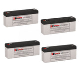 Batteries For Clary Corporation I1250va UPS, 4 X 12v, 2.5ah - 30wh UPS Batteries CB Range