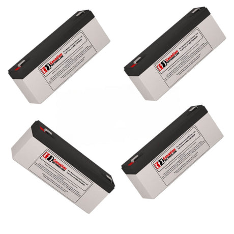 Batteries For Clary Corporation UPS1-1240-1g UPS, 4 X 12v, 2.6ah - 31.2wh UPS Batteries CB Range