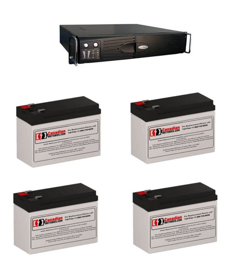 Batteries For Cyberpower Pr2200swrm2u UPS, 4 X 12v, 9ah - 108wh UPS Batteries CB Range