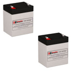 Batteries For Cyberpower Rb1270x2a UPS, 2 X 12v, 5ah - 60wh UPS Batteries CB Range