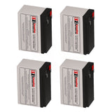 Batteries For Cyberpower Rb1270x4 UPS, 4 X 12v, 7ah - 84wh UPS Batteries CB Range
