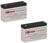 Batteries For Cyberpower Rb1270x4c UPS, 2 X 6v, 7ah - 42wh UPS Batteries CB Range