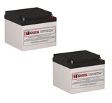 Batteries pour Datashield At800 24ah UPS, 2 x 12v, 26ah - 312wh Batteries UPS Gamme CB