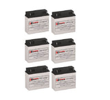 Batteries pour Deltec 2036c UPS, 6 X 12v, 18ah - 216wh Batteries UPS Gamme CB