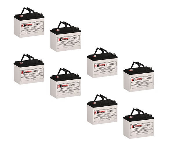 Batteries For Eaton Best Power FerrUPS Fer-4.3k UPS, 8 X 12v, 33ah - 396wh UPS Batteries CB Range