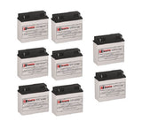 Batteries pour Emerson Ap23 3kva UPS, 8 X 12v, 18ah - 216wh Batteries UPS Gamme CB