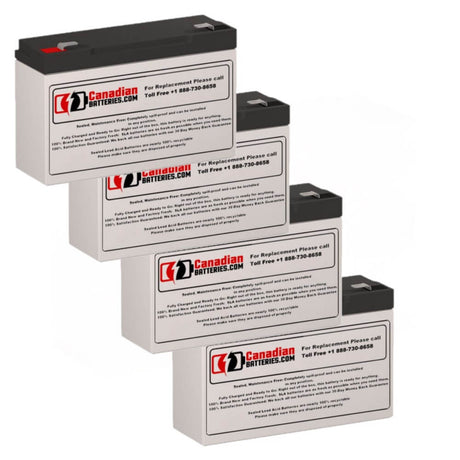 Batteries For Hp Powertrust UPS, 4 X 6v, 12ah - 72wh UPS Batteries CB Range