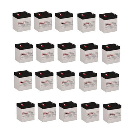 Batteries For Hp R3000xr Erm 204510-001 Extended Runtime Module UPS, 20 X 12v, 5ah - 60wh UPS Batteries CB Range