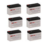 Batteries For Liebert Gxt3-3000rt120 - 3000va / 2700w UPS, 6 X 12v, 9ah - 108wh UPS Batteries CB Range