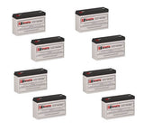 Batteries pour Liebert S 2200mt UPS, 8 x 6v, 12ah - 72wh Batteries UPS gamme CB