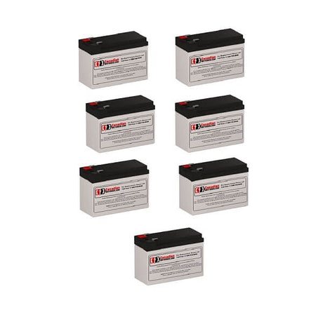 Batteries For Minuteman 1000 UPS, 7 X 12v, 7ah - 84wh UPS Batteries CB Range