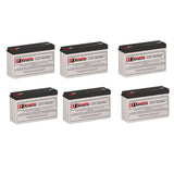 Batteries pour Minuteman 500 UPS, 6 X 6v, 12ah - 72wh Batteries UPS Gamme CB