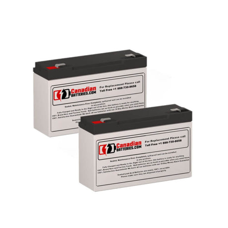 Batteries For Minuteman A500 UPS, 2 X 6v, 12ah - 72wh UPS Batteries CB Range
